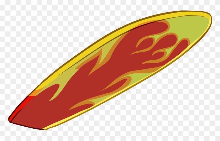 Fire Surfboard - Surfboard Png #1135047