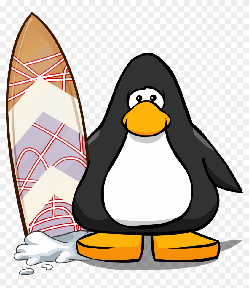 Mckenzie's Surfboard From A Player Card - Club Penguin Saxophone #1135055