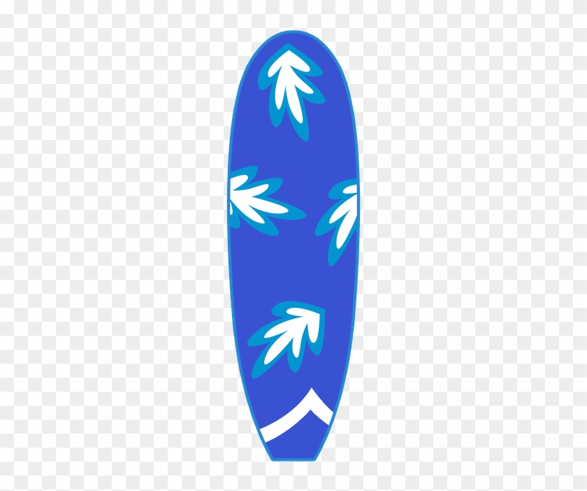 Surfboard Clipart Blue - Photo Booth #1135059