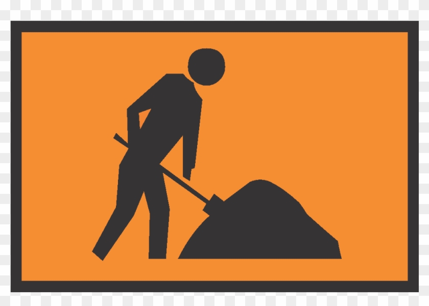 Temporary Signs - Safety Signs Men At Work #1135064