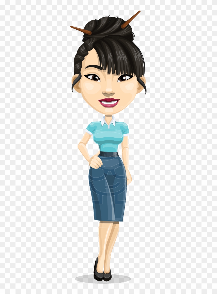 Ann Li The Classy Asian Lady - Lady Cartoon Png #1135294