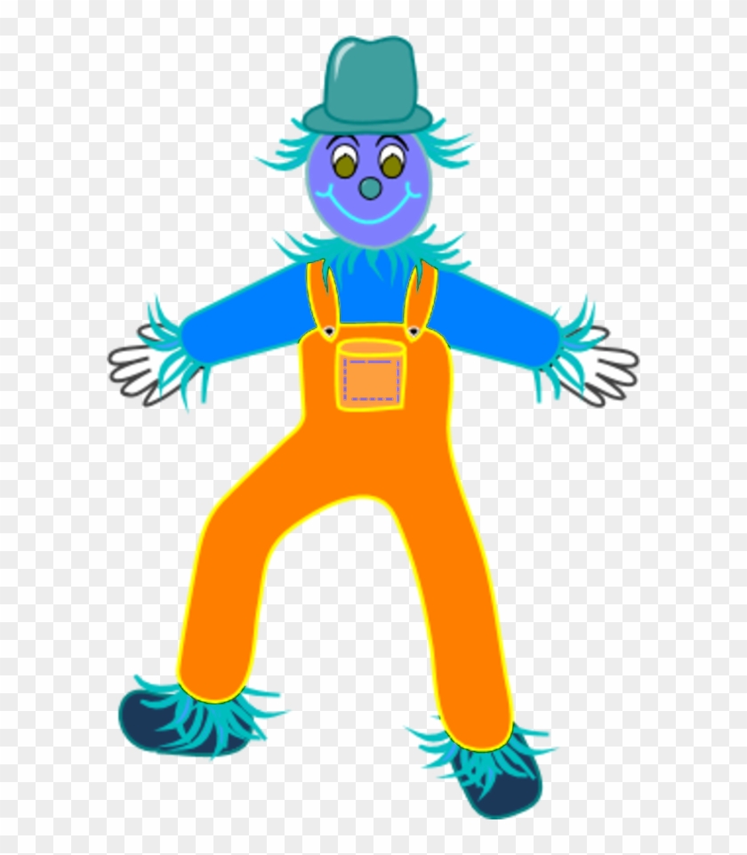 Vector Clip Art - Scarecrow Clip Art #1135481