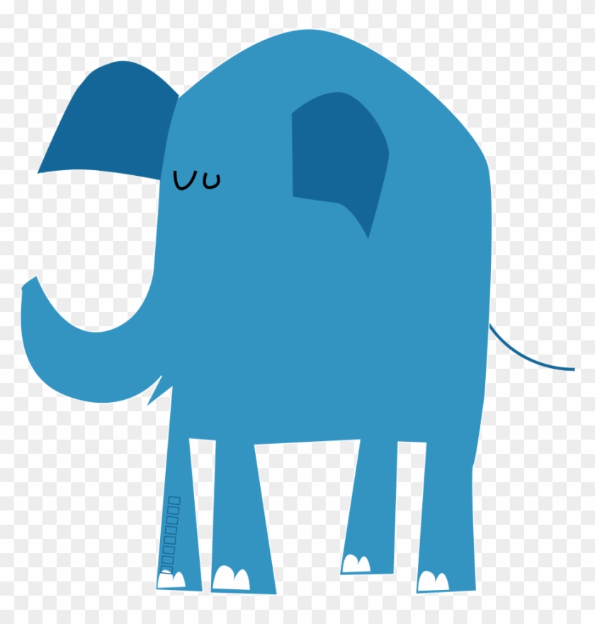 Pin Baby Elephant Clipart Baby Shower Free - Blue Elephant Shower Curtain #1135547