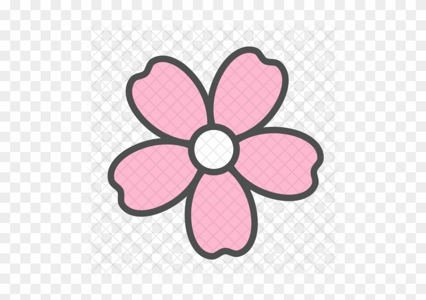 Flower Sakura Blossom Nature Spring Icon - Sakura Icon Png #1135555