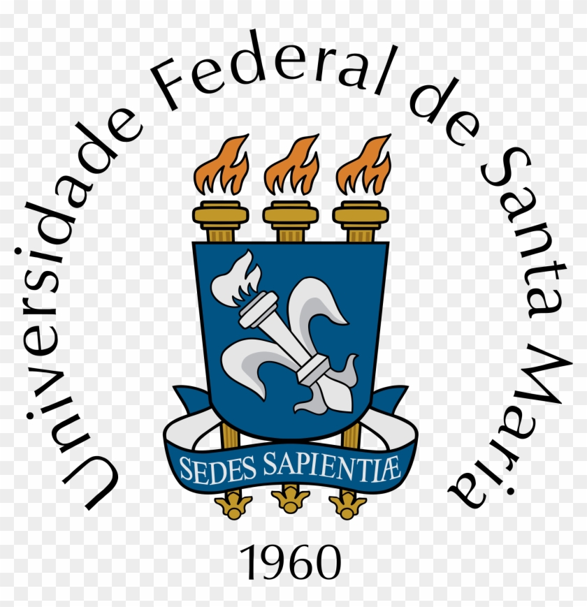 Universidade Federal De Santa Maria Logo Black And - Ufsm #1135572