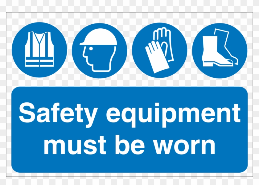 First Safety Signs Cs0006 Safety Equipment Must Be - Darwin #1135700