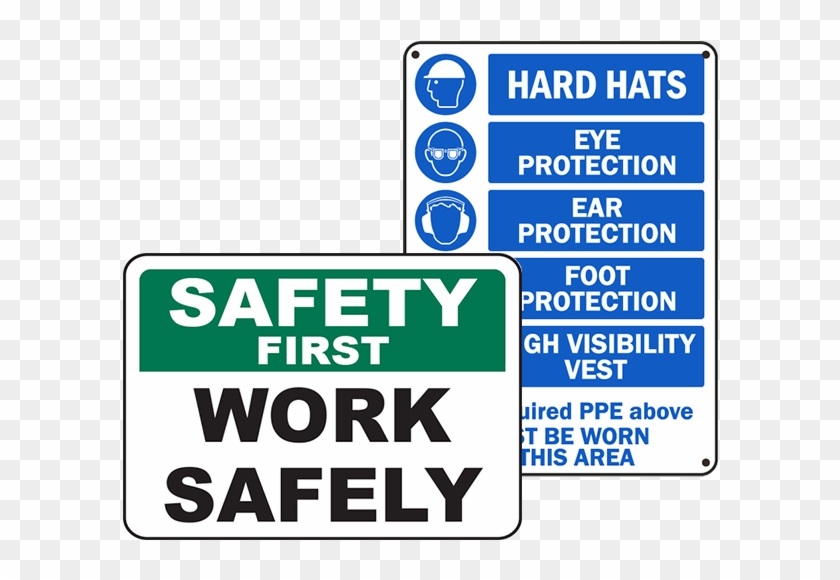 Safety Signs & Labels - Lyle U7-1276-np 14x10 Plastic Safety Sign,14"x10" #1135707