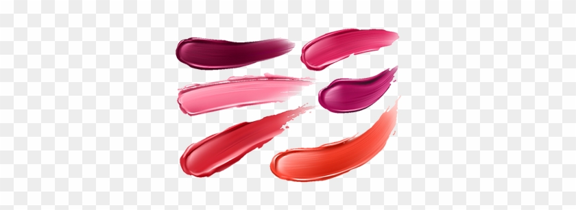 Vector Collection Of Strokes Of Lipsticks Of Various - Lipstick #1135870