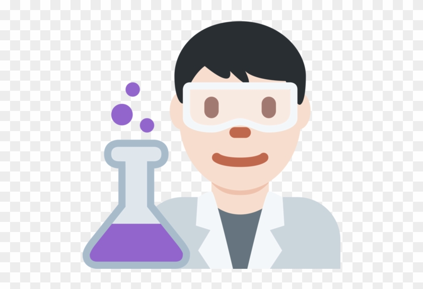 Twitter - Scientist Emoji With Transparent Background #1135869