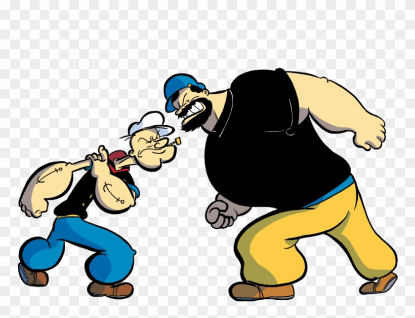 Stop A Bully - Popeye And Bluto Cartoon #1135874