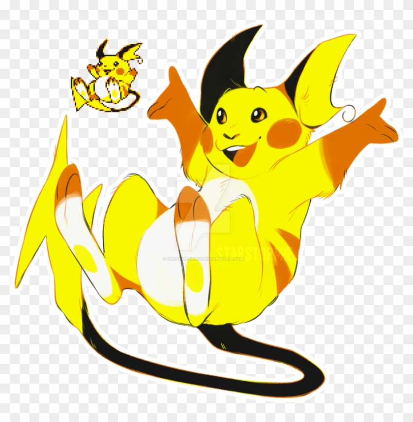 Raichu By Origami-guru - Raichu Sprite #1135912