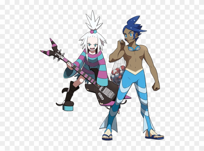 Novos Líderes De Ginásio, Roxie E Marlon - Pokemon Black And White Gym Leaders #1135916