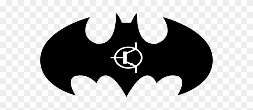 Software Clipart Electronic Engineer - Black And White Batman Symbol #1135972