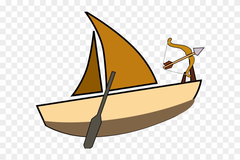 Row Boat Clipart Skiff - Sailing #1136036