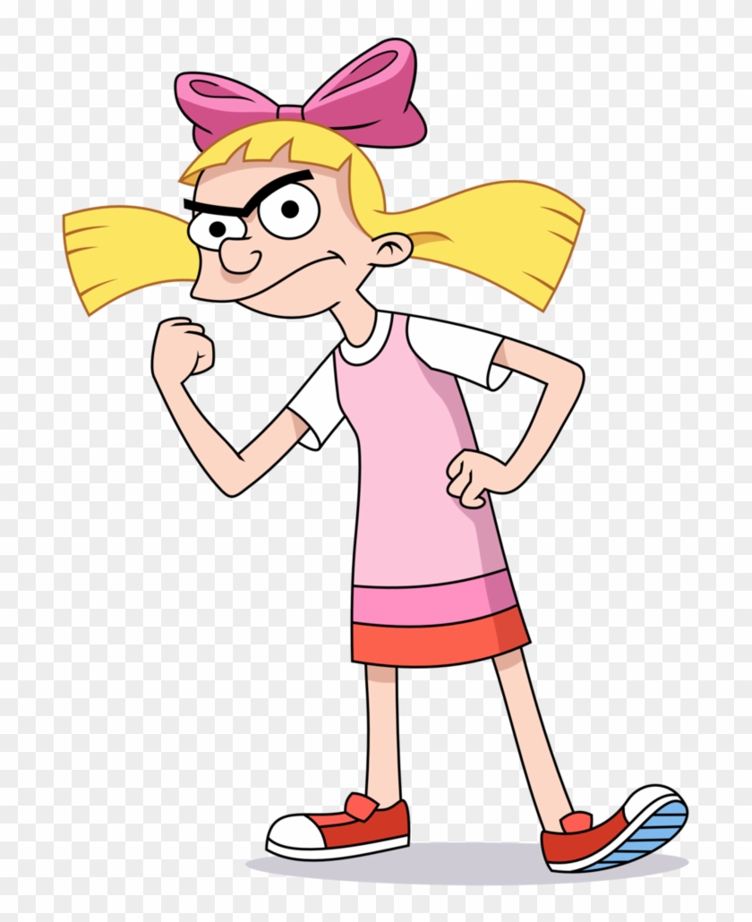 This Bish With Her Unibrows - Hey Arnold Character Design #1136065