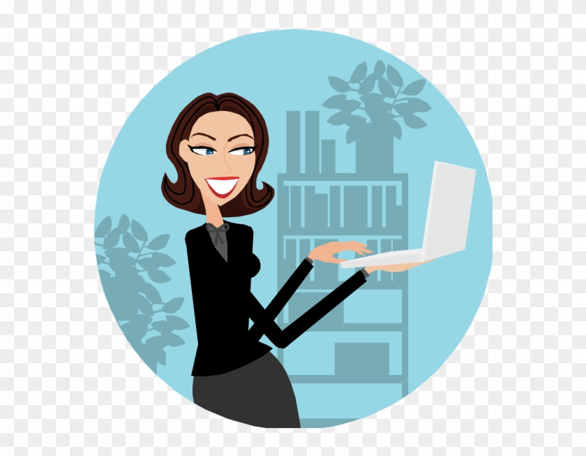 6 Business Leaders Talk How To Excel In Business As - Women On Computer Cartoon #1136068