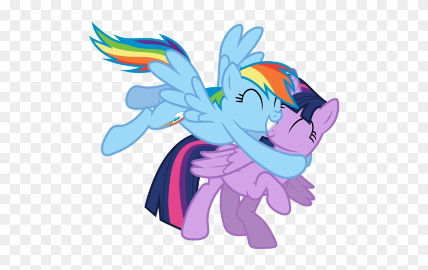 Rainbow Dash Twilight Sparkle - Twilight Sparkle And Rainbow Dash #1136306
