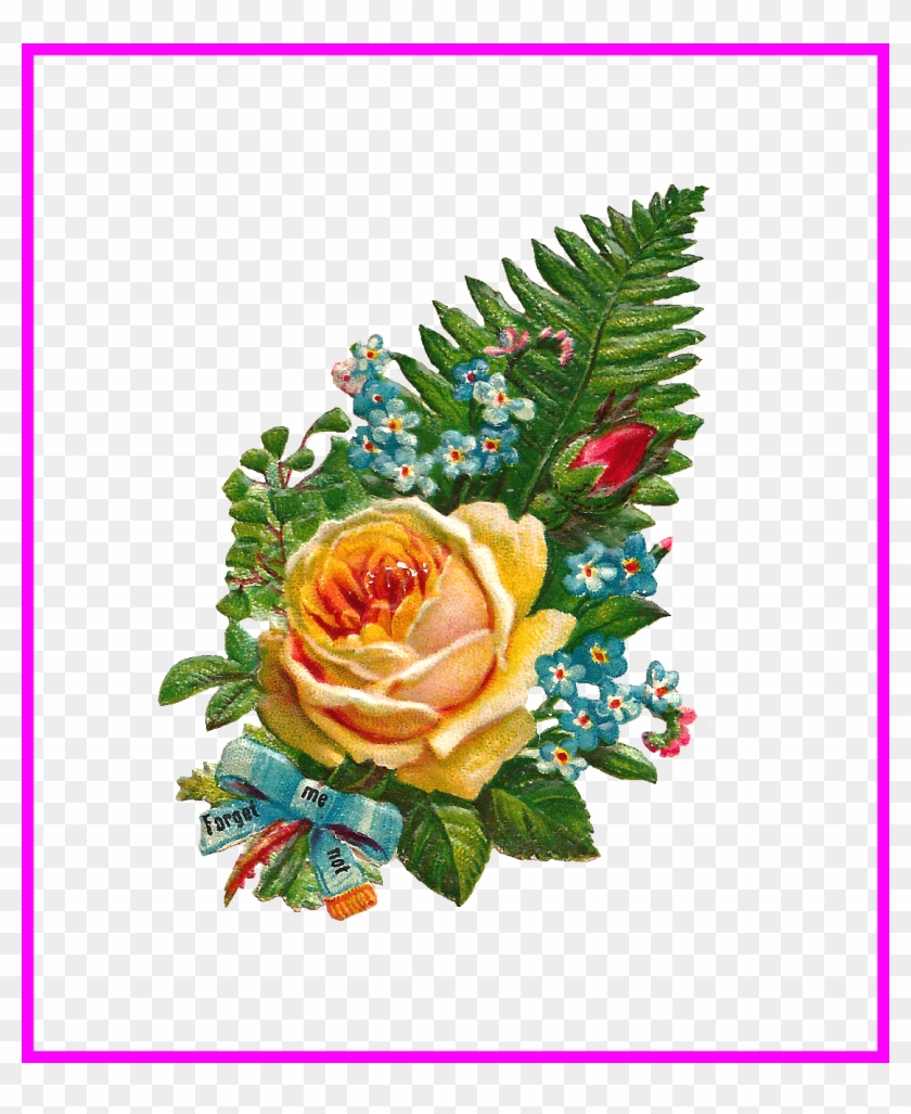 Bouquet Png Rose Bouquet Png Inspiring Antique Rose - Clip Art #1136320