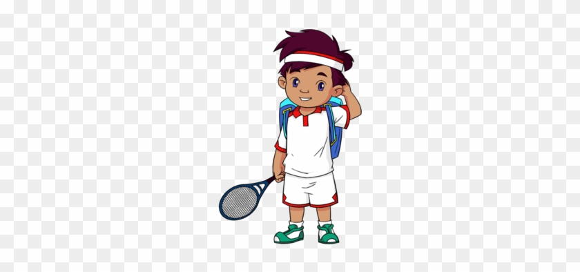 All The Racquets And Gear A Beginner Tennis Player - Cartoon #1136331