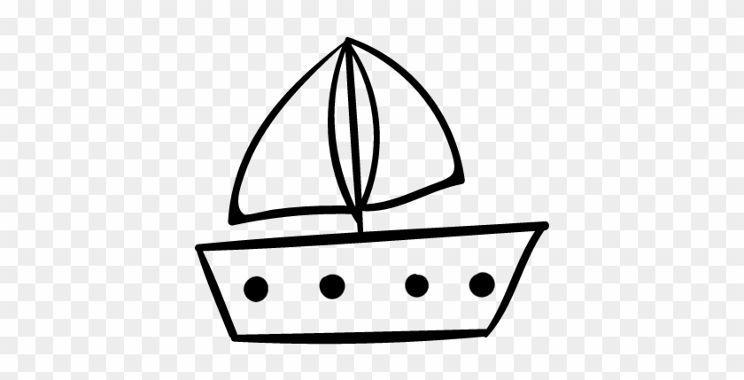 Sail Boat Vector - Sailboat #1136459