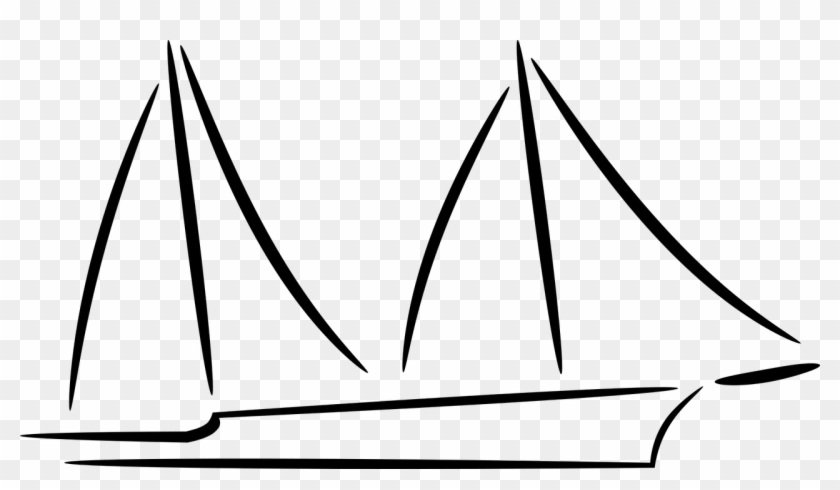 Boat, Boat, Figure, Sea - Drawing #1136471