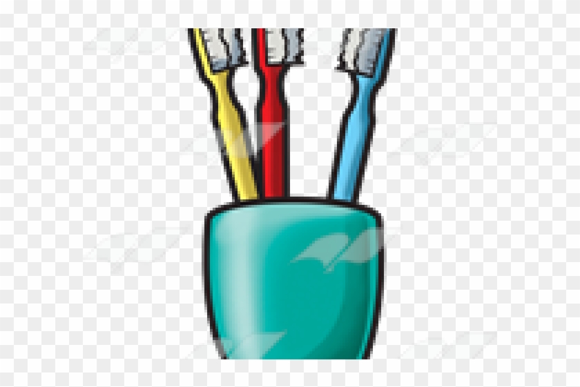 Toothbrush Clipart Toothbrush Holder - Toothbrush Holder Clipart #1136600