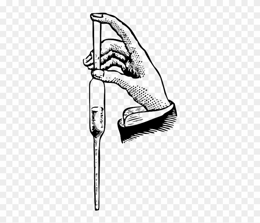 Diagram, Cartoon, Chemistry, Lab, Pipette, Laboratory - Pipette Diagram #1136620