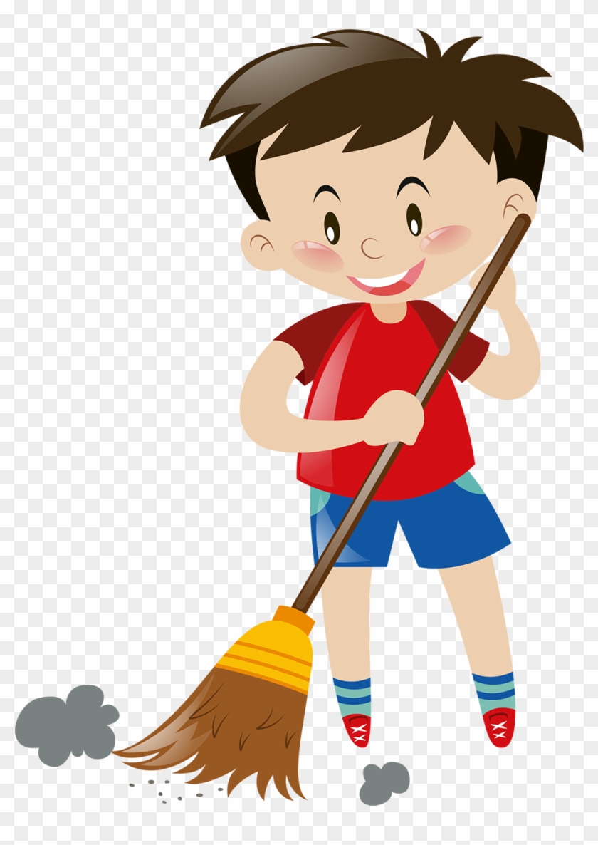 Floor Computer Icons Clip Art Boy Sweeping The Floor Clipart