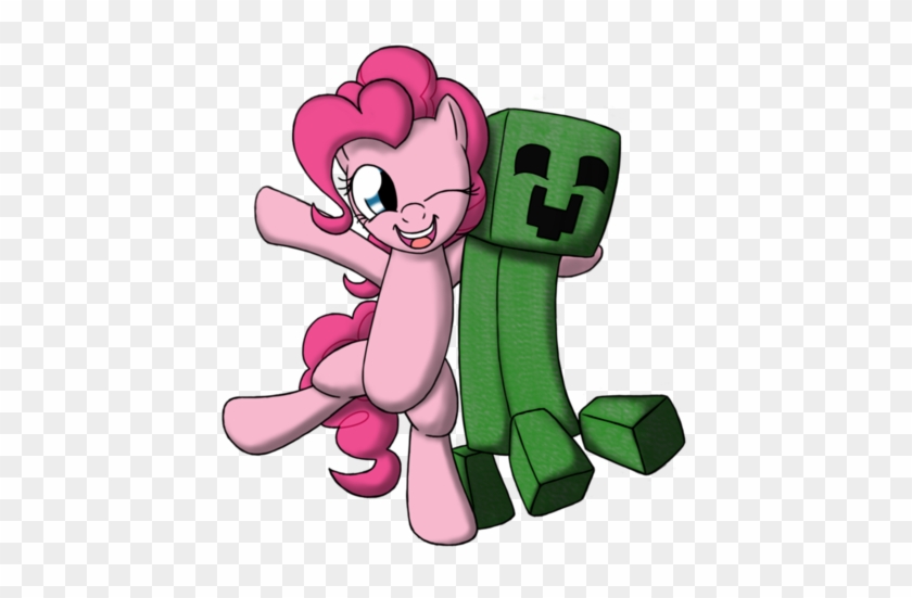 Nowadays, Most Kids Have Multiple Touchpoints With - Pinkie Pie Hugging Creeper #1136652