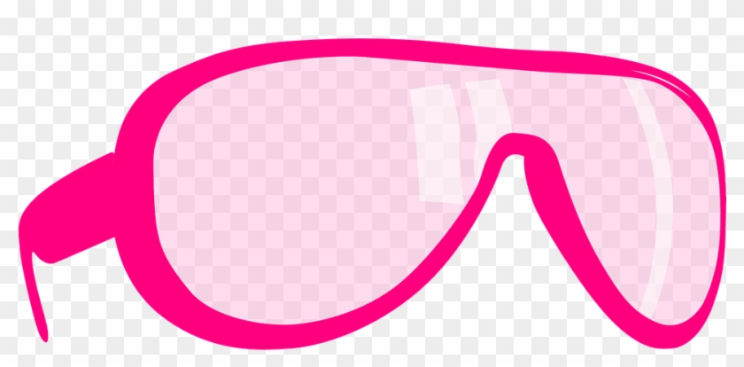 Goggles Pink Glasses Clip Art Portable Network Graphics - Pink Glass Png #1136689