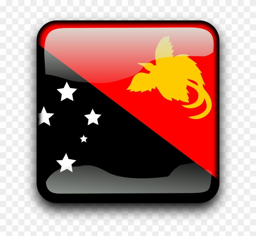 Guinea - Clipart - Papua New Guinea Flag #1136740