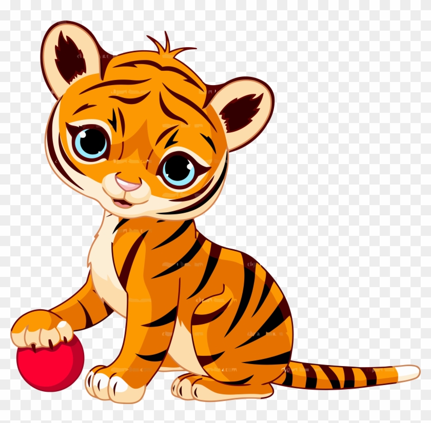 Tigger Clip Art Baby Tigger Ball Clipart Png Image - Cartoon Tigers #1136808