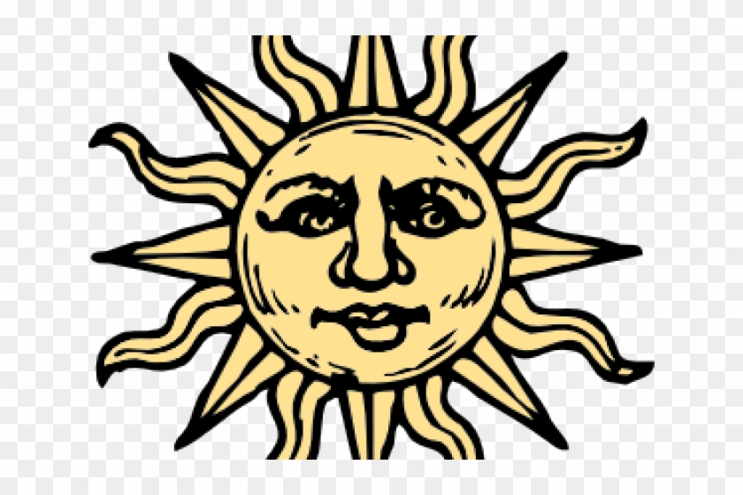 Sun Clipart Clipart Medieval - Mystical Coloring Book: An Amazing Mystical Coloring #1136828