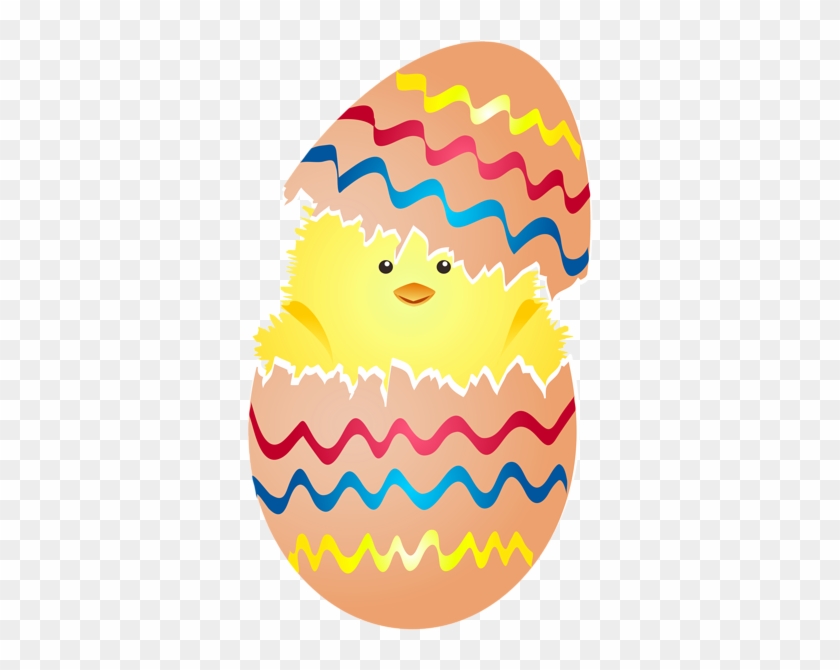 Cute Easter Chicken In Egg Png Clip Art Image - Chicken In An Easter Egg #1136845