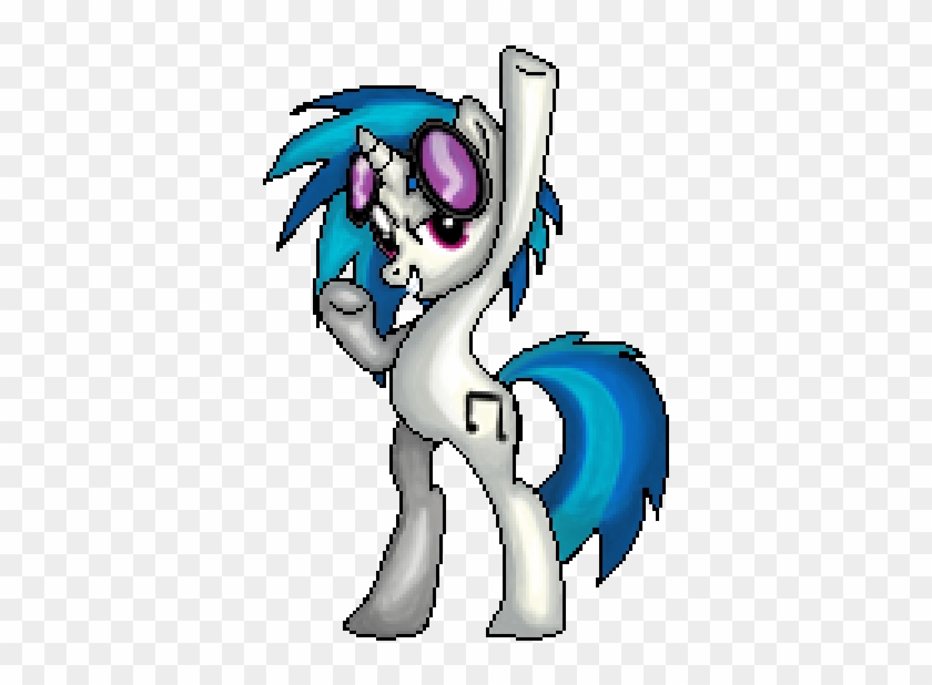 Vinyl/dj Pon - Mlp Pixel Art Vinyl #1136851