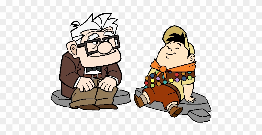 Carl And Russell Clip Art - Movie Up Clip Art #1136890