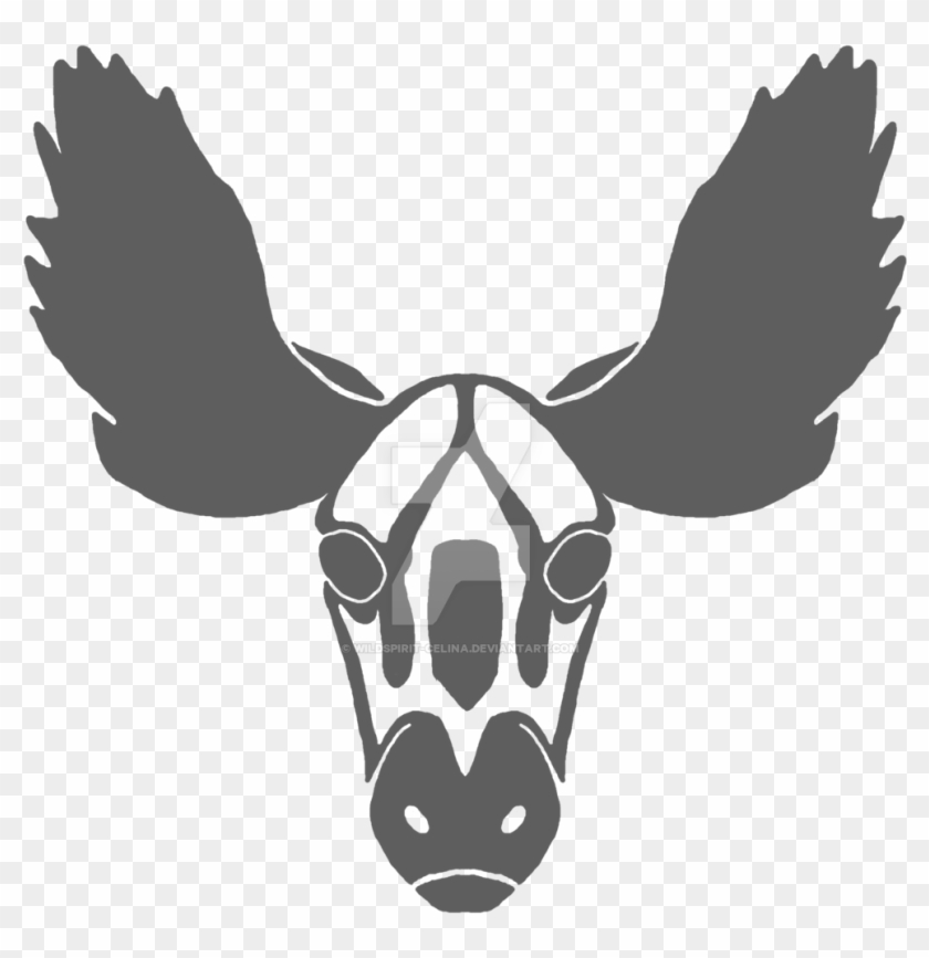 Moose Tattoo Design By Wildspirit-celina - Moose Tattoo Png #1136933