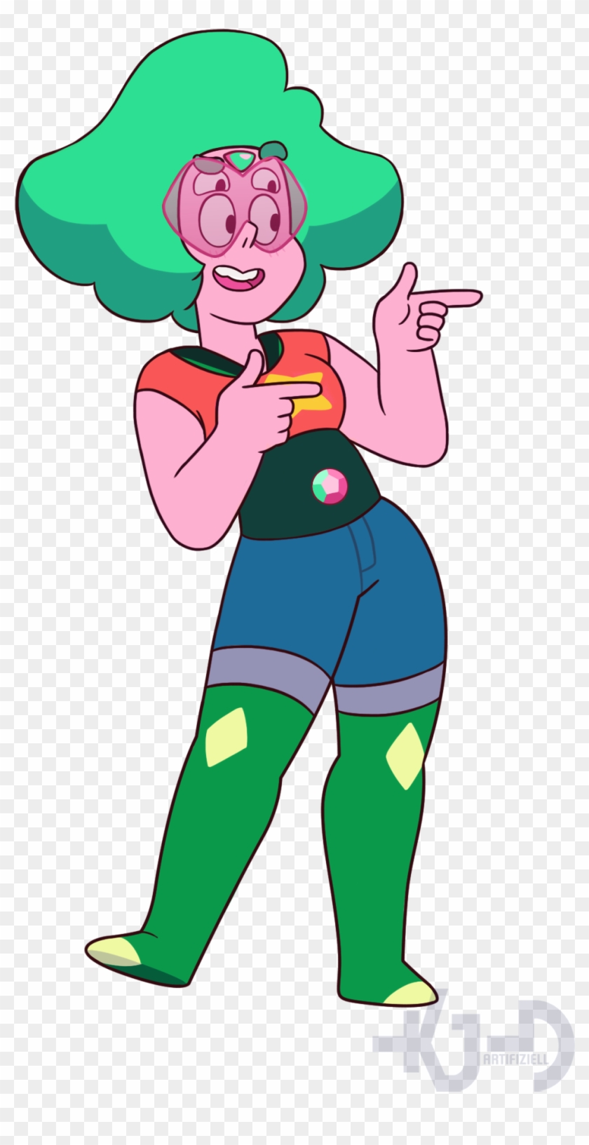 Watermelon - Png - Steven And Peridot Fusion #1136934
