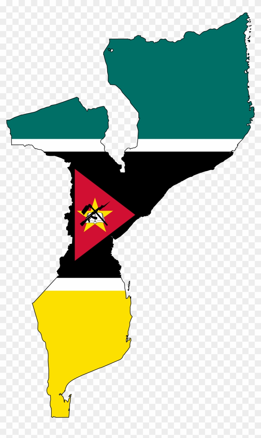 Big Image - Mozambique Flag Map #1136948