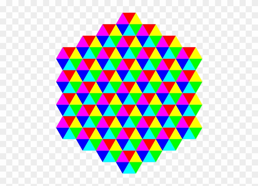 Hexagonal Triangle Tessellation Png Images - Hexagonal Tessellation #1136977