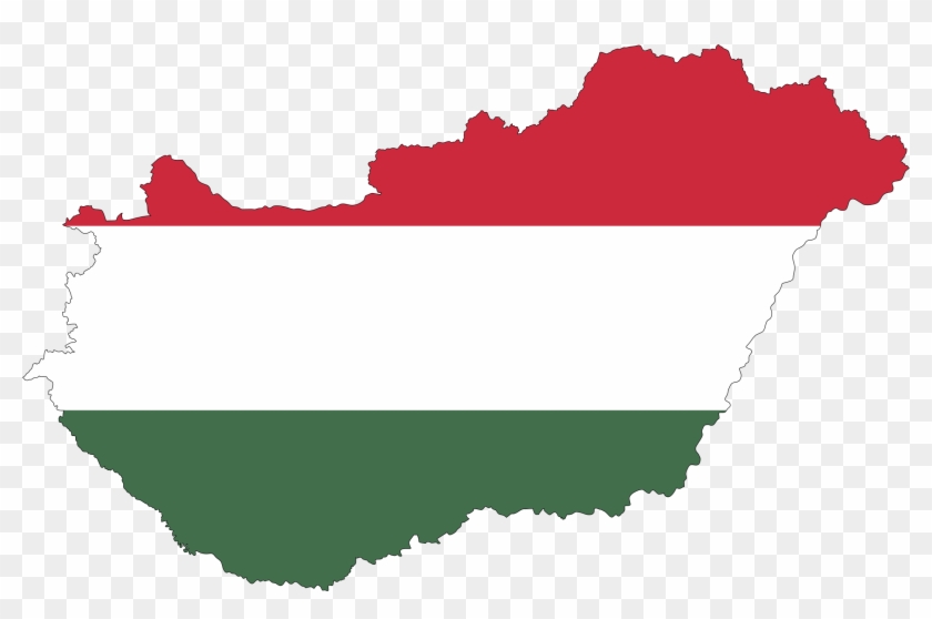 Medium Image - Hungary Map Flag #1136990