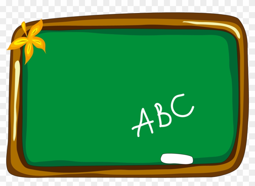 Cartoon Green Chalkboard 1717*1167 Transprent Png Free - Cartoon Blackboard  Png - Free Transparent PNG Clipart Images Download