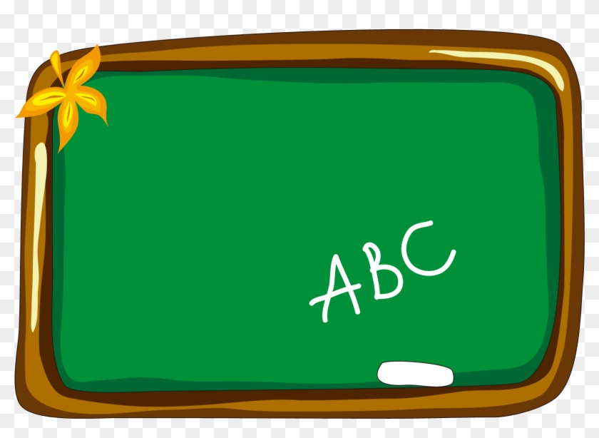 Cartoon Green Chalkboard 1717*1167 Transprent Png Free - Cartoon Blackboard Png #1137024