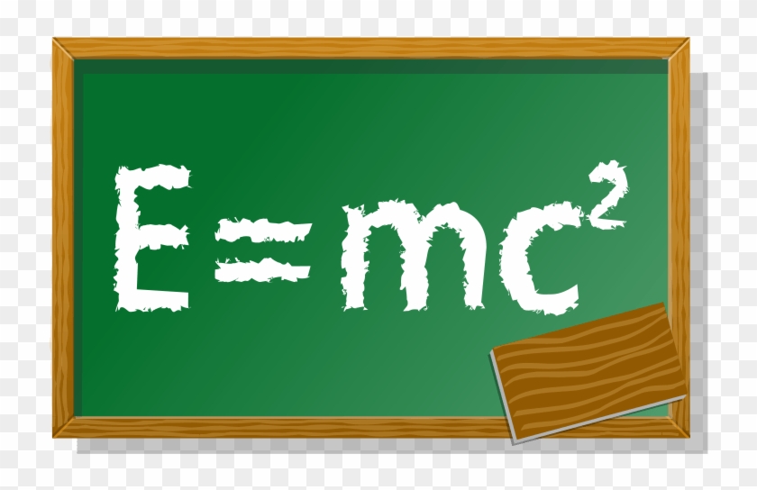 Chalkboard Clipart Free - E Mc2 #1137025