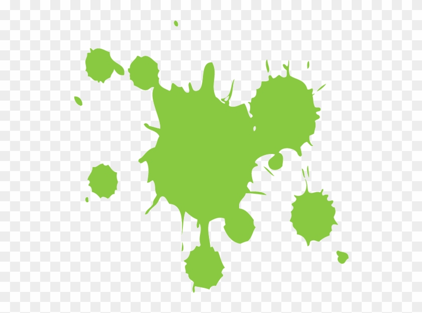 Green Splatter Of Paint #1137042