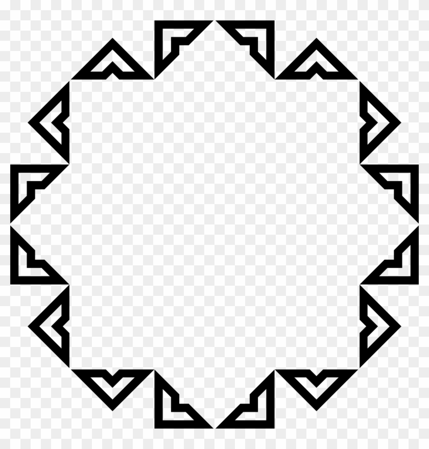 Big Image - Black And White Simple Mandala #1137056