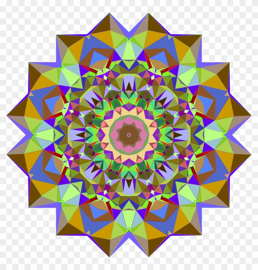 Geometric Flower - Vector Graphics #1137090