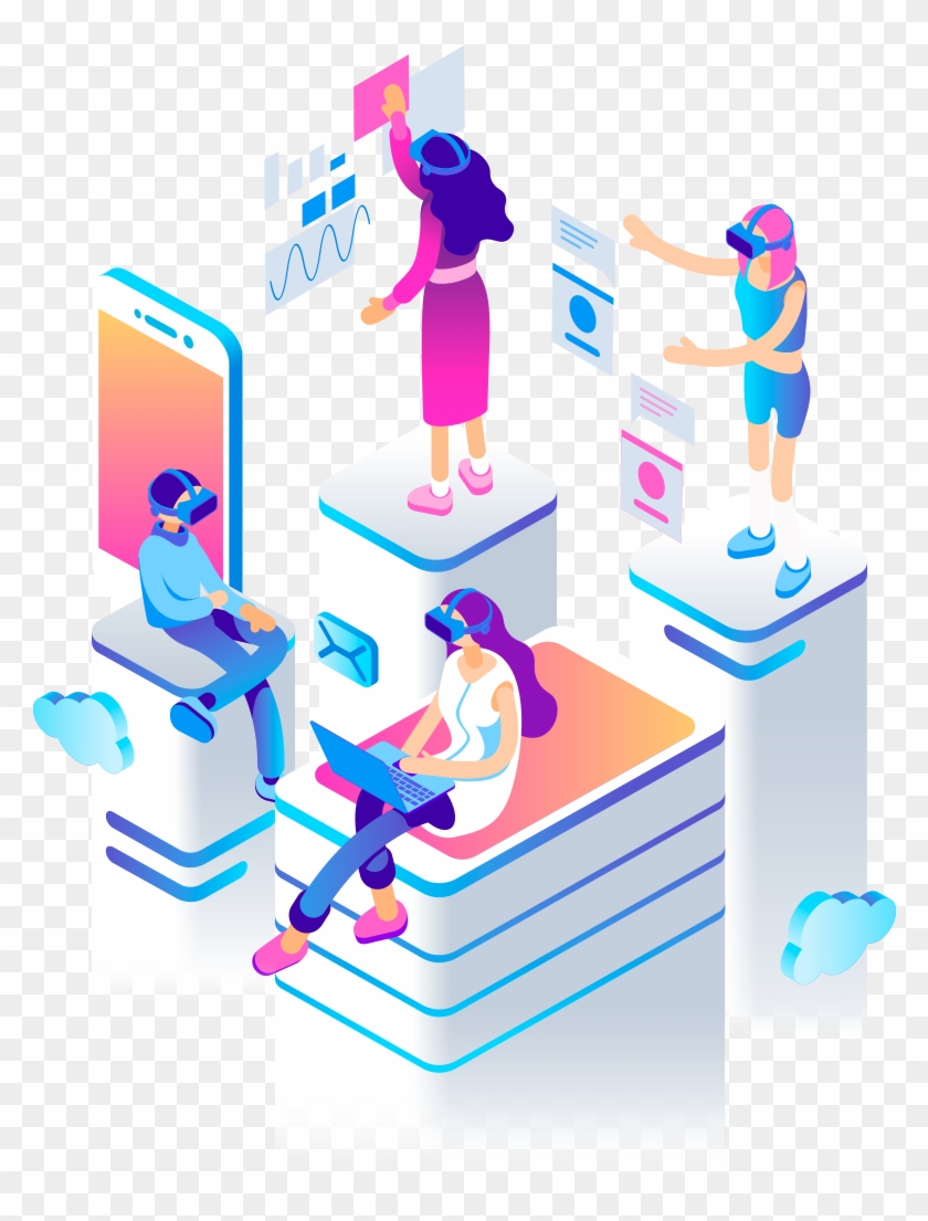 Service Icon 09 - Augmented Reality Isometric #1137171