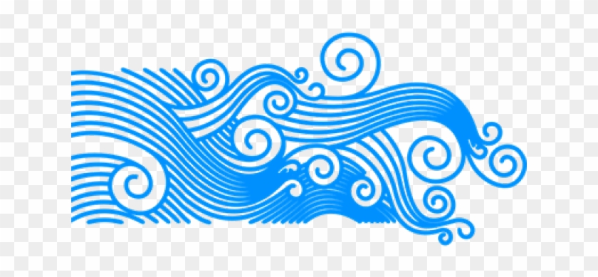 Ocean Wave Clipart - Ocean Waves Transparent Background #1137176
