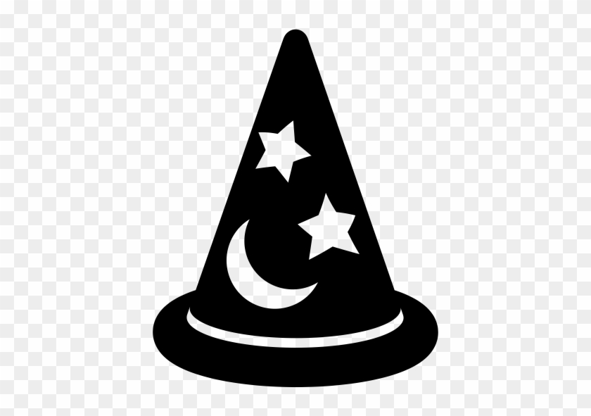 Wizard's Hat Rubber Stamp - Pictogram #1137191